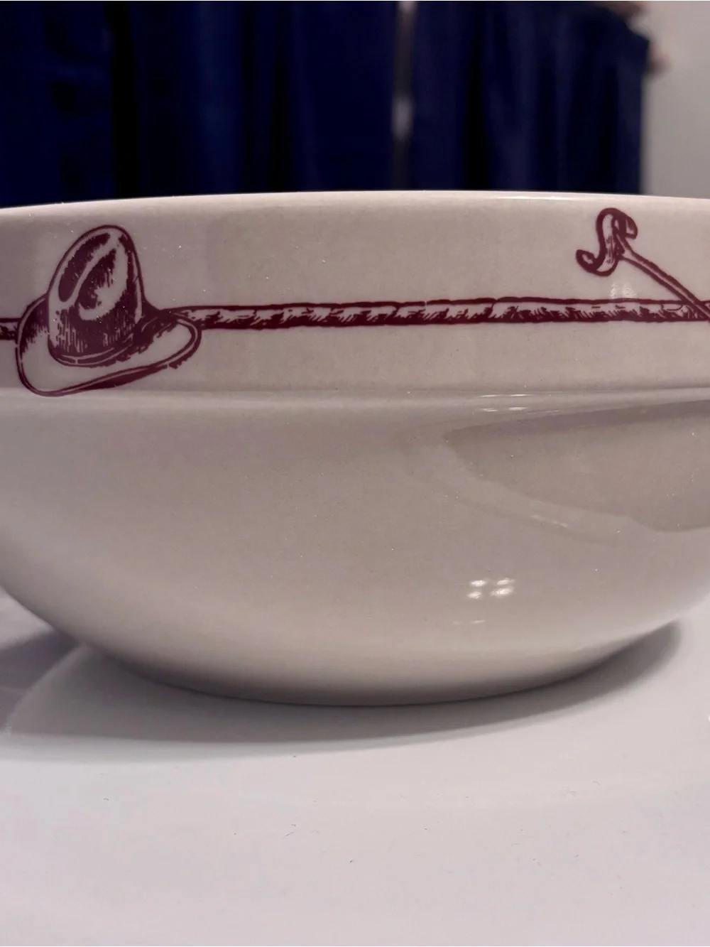 Vintage Sky Ranch / El Rancho pattern western bowl